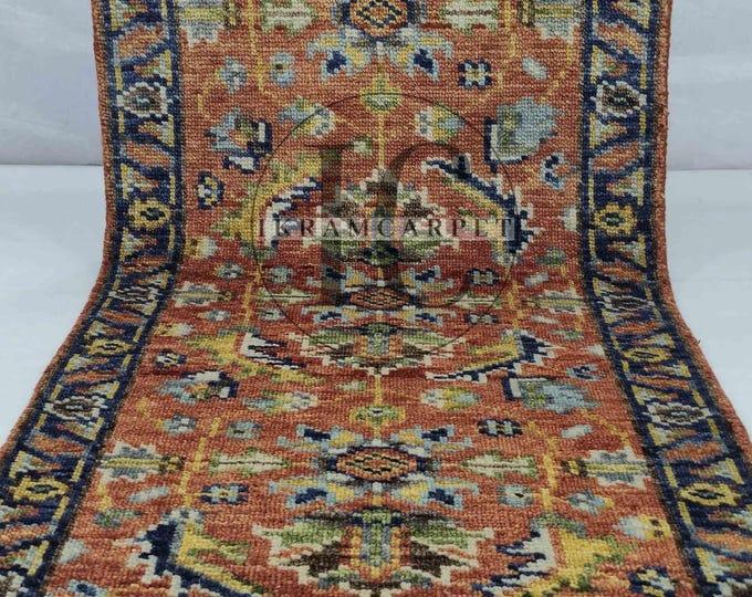 Oushak Rug Hand Knotted 8x10, 9x12, 10x14, Wool Traditional And Vintage Antique Oushak Wool Area Rug For Living Room Rug