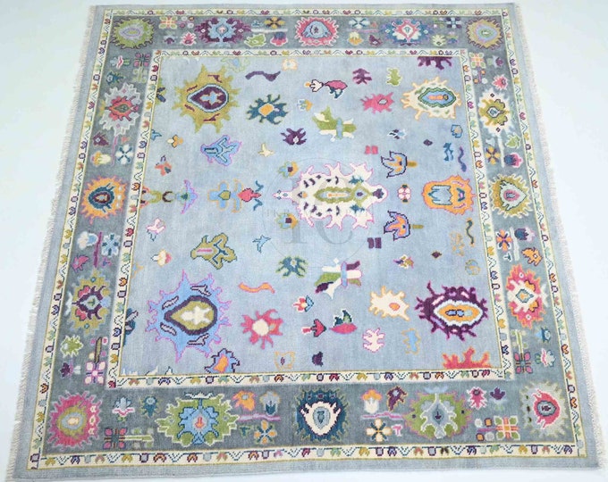Oushak Rug Modern Oushak Rug For Living Room Hall Room Office.