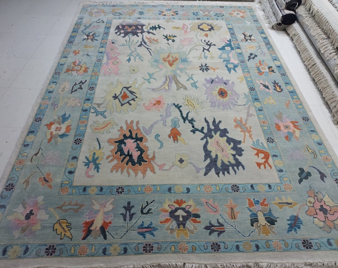 Oushak Rug Modern Oushak Rug For Living Room