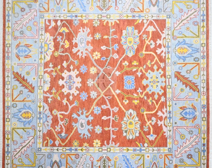 Oushak Rug Modern Oushak Rug For Living Room