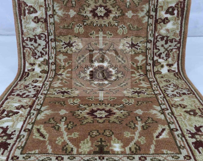 Oushak Rug Hand Knotted 8x10, 9x12, 10x14, Wool Traditional And Vintage Antique Oushak Wool Area Rug For Living Room Rug