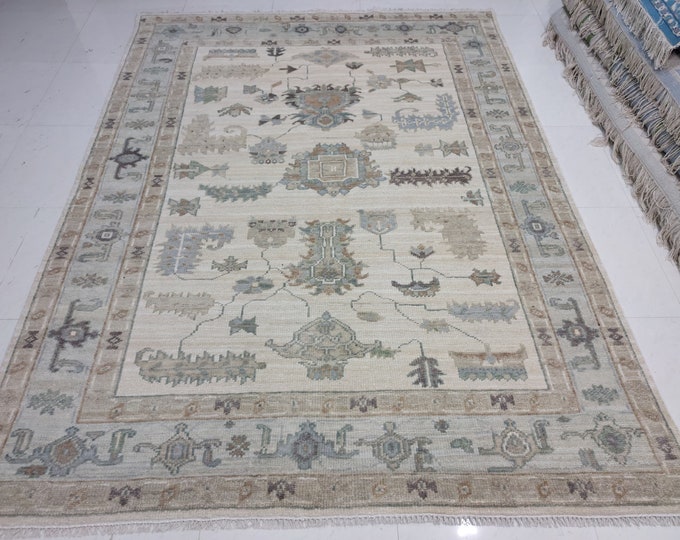 Oushak Rug Modern Oushak Rug For Living Room
