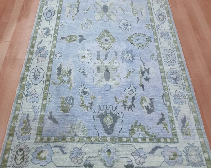 Oushak Rug Turkish Vintage Oushak Area Rug