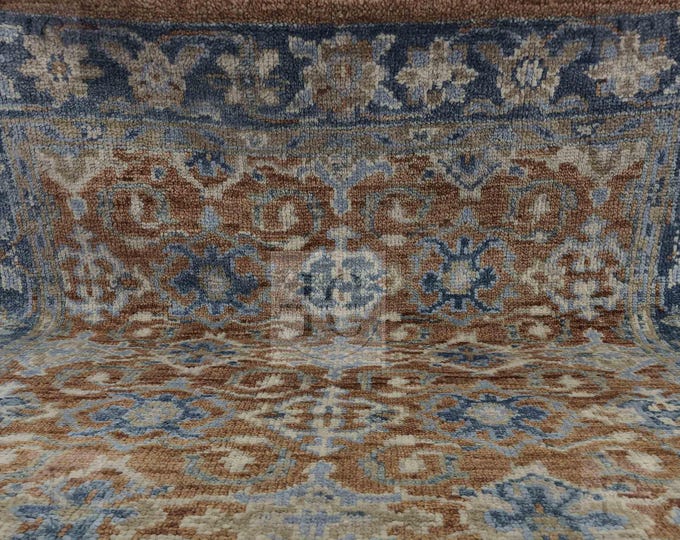 Oushak Rug Hand Knotted 8x10, 9x12, 10x14, Wool Traditional And Vintage Antique Oushak Wool Area Rug For Living Room Rug