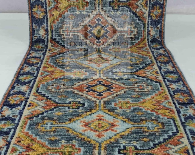 Oushak Rug Hand Knotted 8x10, 9x12, 10x14, Wool Traditional And Vintage Antique Oushak Wool Area Rug For Living Room Rug