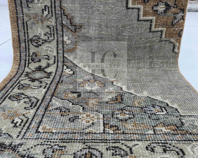 Oushak Rug Hand Knotted 8x10, 9x12, 10x14, Wool Traditional And Vintage Antique Oushak Wool Area Rug For Living Room Rug