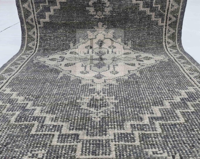 Oushak Rug Hand Knotted 8x10, 9x12, 10x14, Wool Traditional And Vintage Antique Oushak Wool Area Rug For Living Room Rug