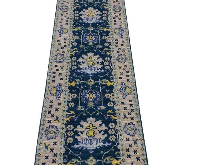 Oushak Rug Hand Knotted 8x10, 9x12, 10x14, Wool Traditional And Vintage Antique Oushak Wool Area Rug For Living Room Rug