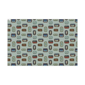 Carta da regalo vintage a forma di scatola di sardine, carta da regalo unica per compleanni, feste e occasioni speciali immagine 4