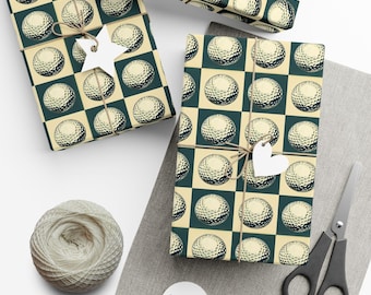 Carta da regalo a forma di pallina da golf, perfetta per gli amanti del golf, carta da regalo ecologica, carta da regalo per compleanni e feste, regalo unico per gli appassionati di golf