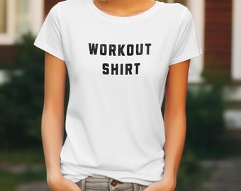 Workout-Shirt für Fitness-Liebhaber, lässiges T-Shirt, Fitnessstudio-T-Shirt, motivierende Workout-Ausrüstung, Geschenk für Sportler, Unisex-Baumwoll-T-Shirt