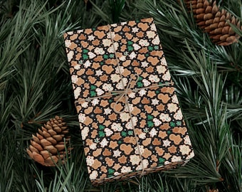 Festive Wrapping Paper, Holiday Gift Wrap, Christmas Wrapping Paper, Decorative Gift Wrap, Eco-Friendly Wrapping