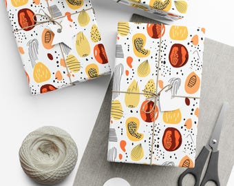 Colorful Modern Gift Wrap Papers for All Occasions, Holiday Wrapping Paper, Eco-Friendly Gift Wrap, Decorative Paper Sheets, Party Supplies,
