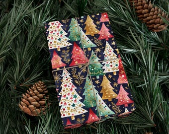 Festive Holiday Wrapping Papers for Gifts, Christmas Wrap, Gift Wrap, Unique Holiday Paper, Seasonal Decor