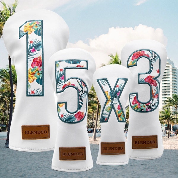 Knit Golf Headcovers Etsy