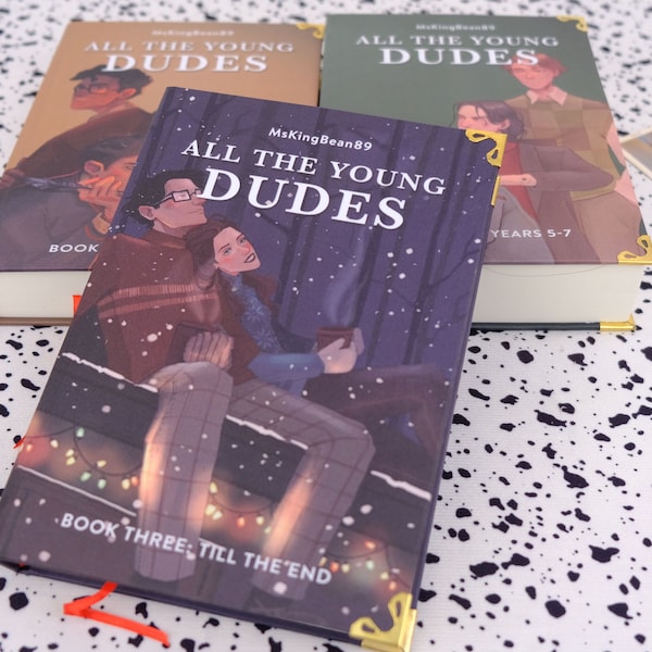 All The Young Dudes Book • All The Young Dudes Book Binding • The Marauders • Remus Lupin • Sirius Black • Bookish Merch • Rebinding Book