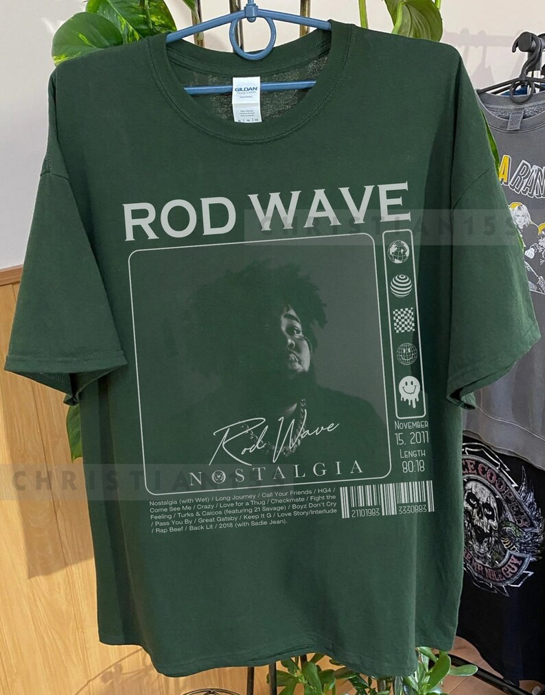 The Nostalgia Tour 2024 Country Music Shirt, Wave 2024,rod Wave Concert