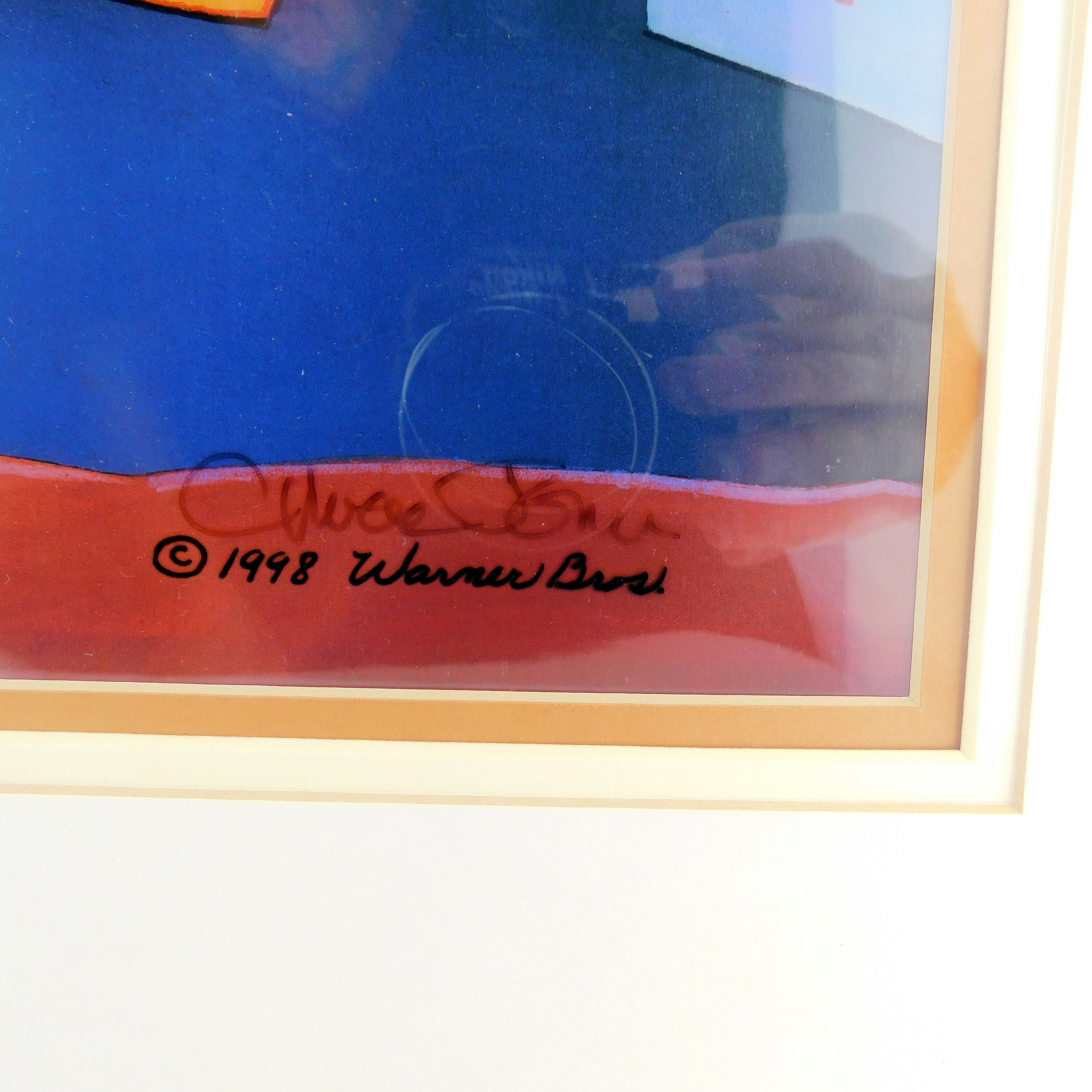 WILE E. COYOTE Chuck Jones Signed Cel Limited Edition Art Cell