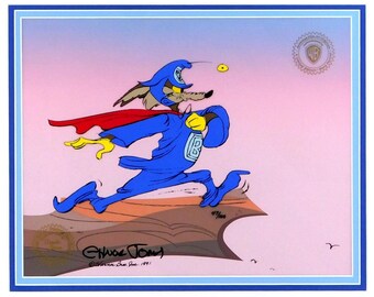 Wile Coyote Acme Batman Cel Chuck Jones Limited Edition Looney Tunes Art