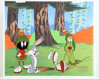 Artist Proof Cel Looney Tunes Marvin Martian Bugs Bunny Limited Edition Art