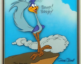 Road Runner Classic Chuck Jones Cel Signed Limited Edition