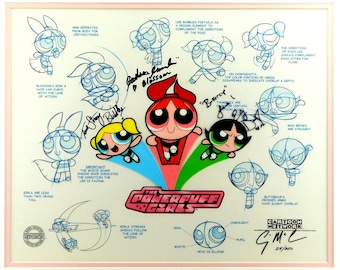 PowerPuff Girls 'Persona' Cel Limited Edition Craig McCracken Signed Art 25/250