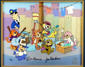 Top Cat's 30th Anniversary Cel Hanna Barbera Signed Limited Edition Animation Cell Art