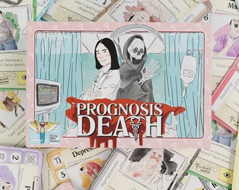 Prognosis Death - Card Game - Strategic and Fun - Watercolour Art