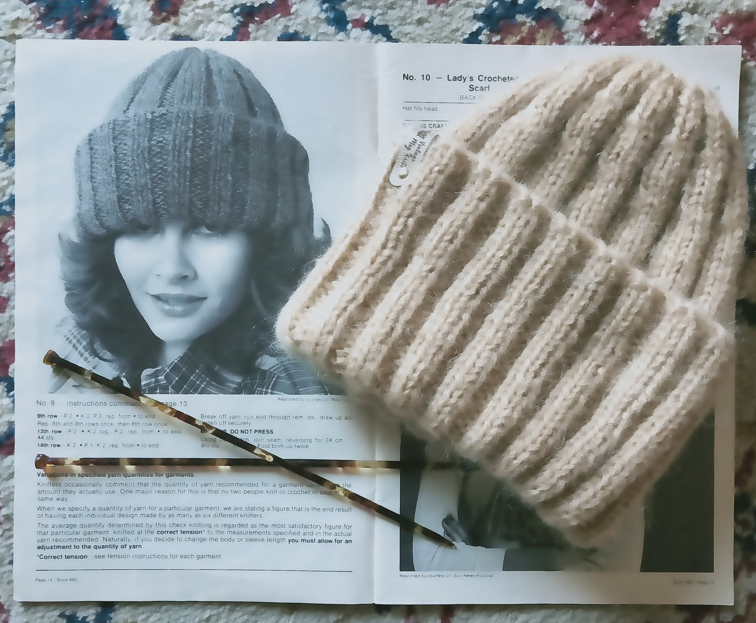 Monnalisa cable-knit wool-blend beanie - White