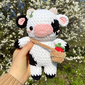 Milk Cow Crochet Pattern | Milk Cow Pattern | Baby Cow Amigurumi PDF | Crochet Plush  Animal | Crochet Pattern Amigurumi | Cow Plush Crochet