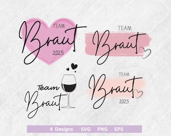 Team bride svg png, bride svg, team bride 2025 png, bride bundle, wedding svg