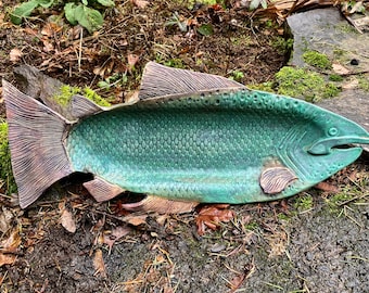 Salmon Fish Platter_Copper Green