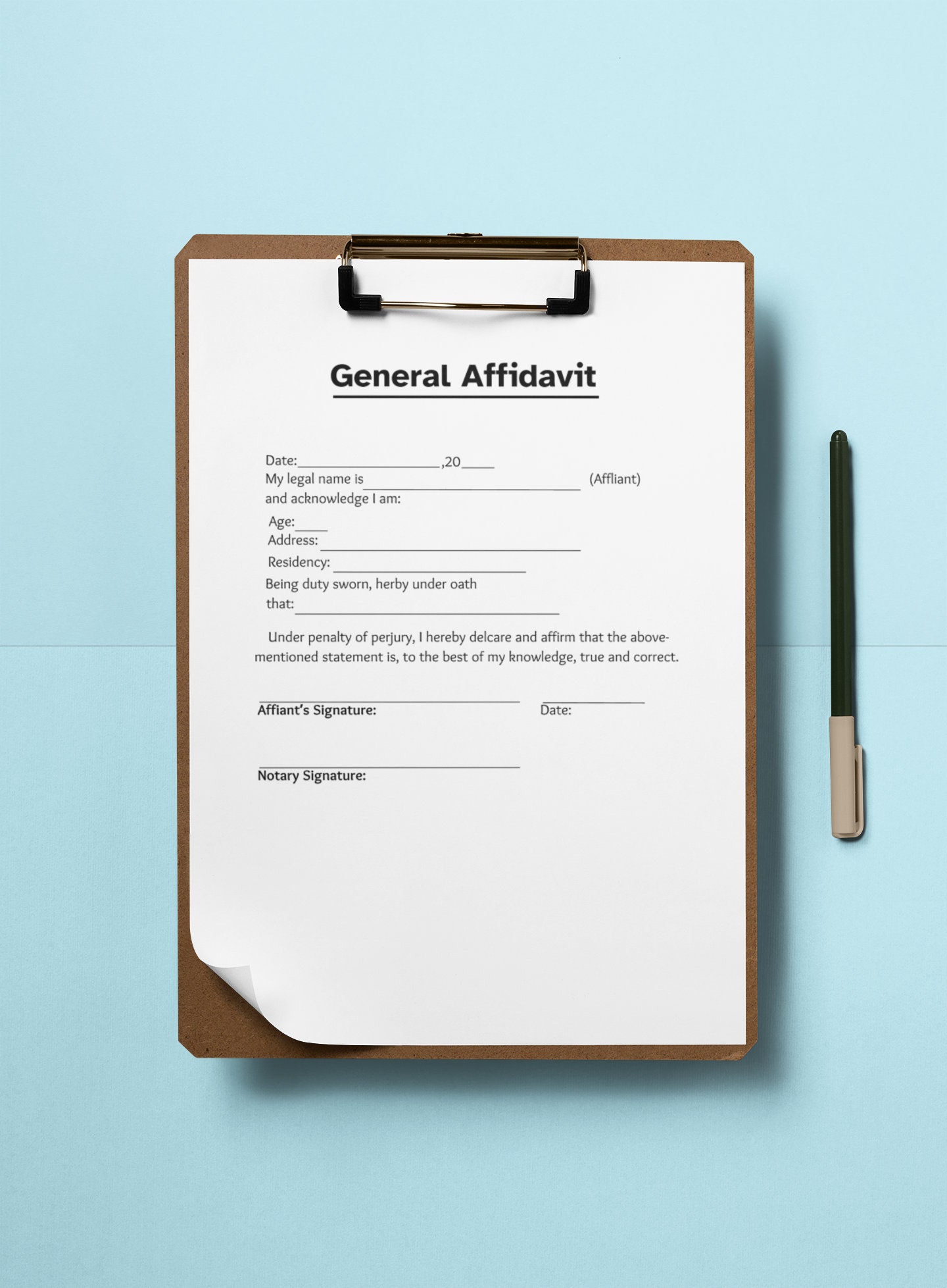 General Affidavit Template Create Professional Affidavits With Instant General Affidavit Template Create Professional Affidavits With Instant