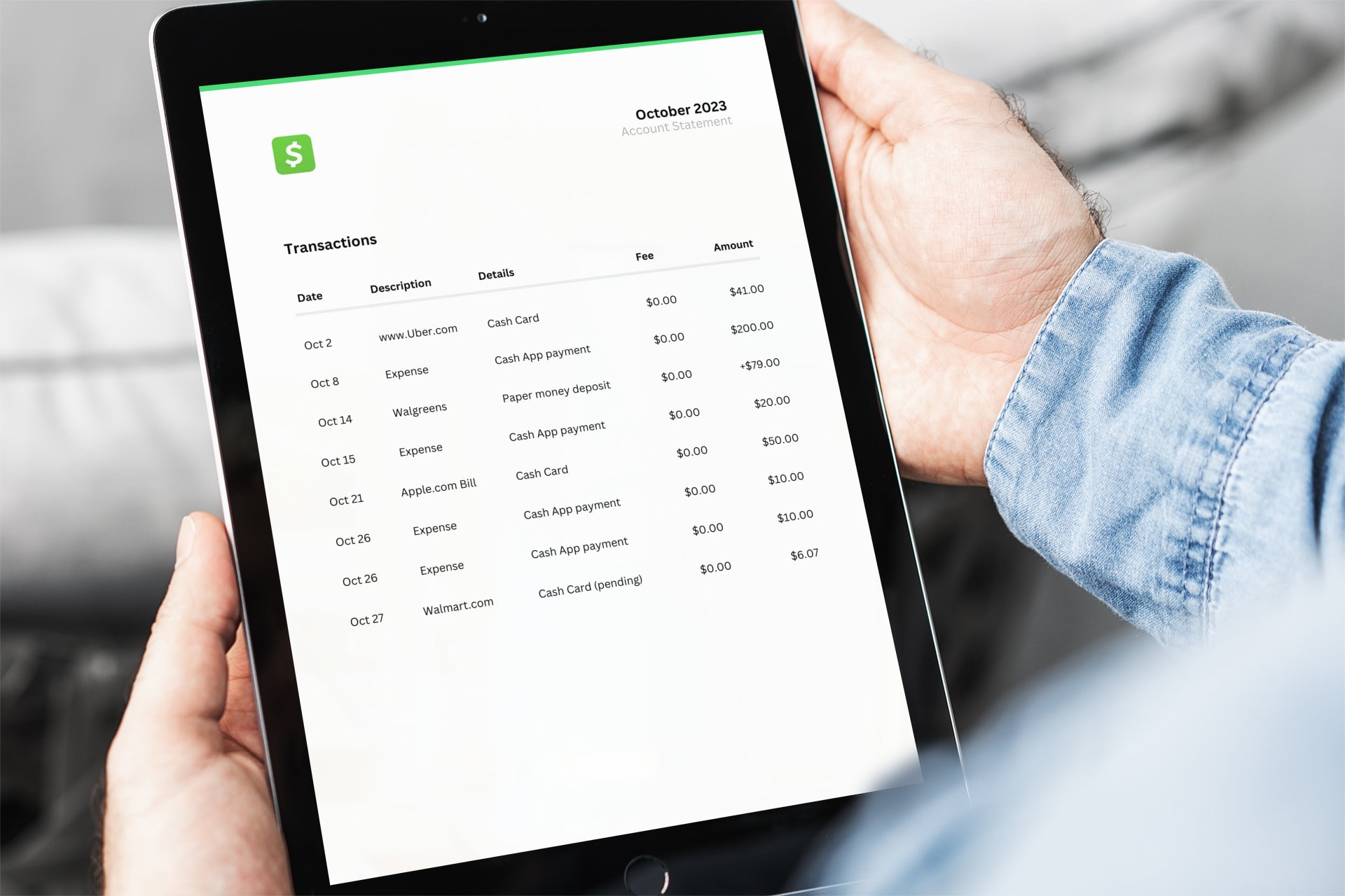 Authentic Cash App Statement Template Create Professional Pay Stubs Authentic Cash App Statement Template Create Professional Pay Stubs