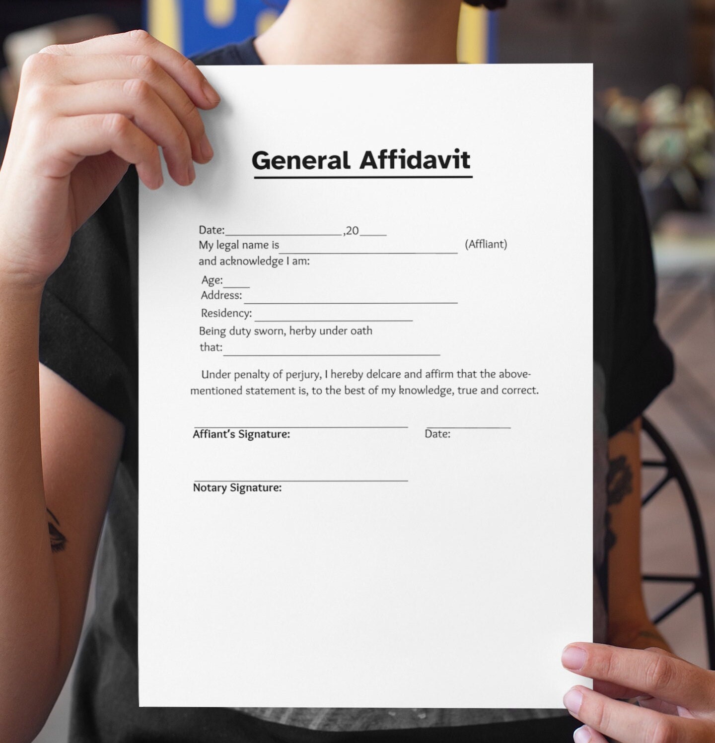 General Affidavit Template Create Professional Affidavits With Instant General Affidavit Template Create Professional Affidavits With Instant