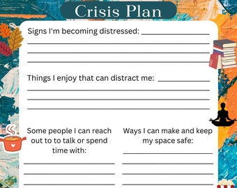 Crisis Plan, Sucide Prevention Plan, Suicide Awareness