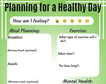 Planning for a Healthy Day
