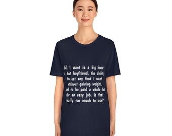 Unisex Jersey Short Sleeve Tee Funny