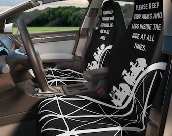 Car Seat Covers Funny Rollercoaster