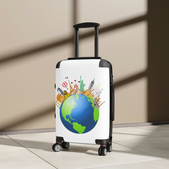 Unique Suitcases for Travel World Design Etsy Canada