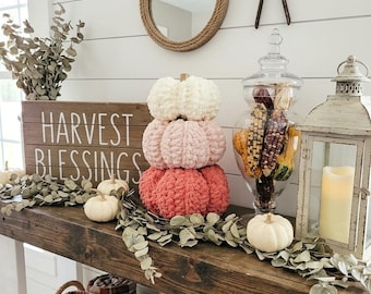Crochet Ribbed Soft Plushy Pumpkins | Fall Decor | Halloween decor