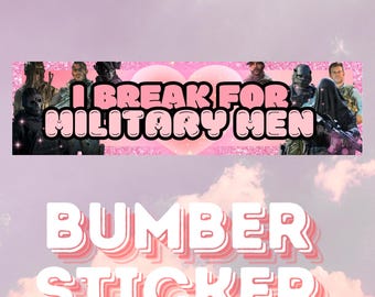 Sticker Je freine pour militaire