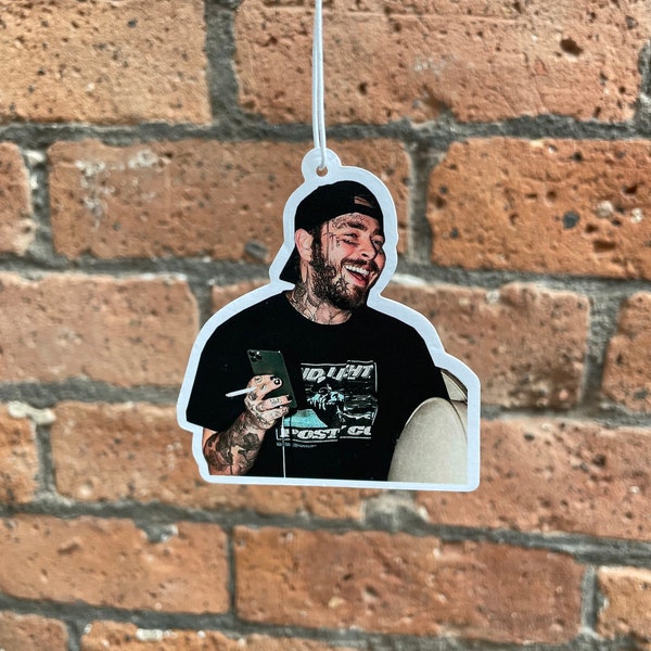 Post Malone Air Freshener,  fragrance tree, Car Air Freshener, Music, indie, Car Scent, New Car Gift, Fathers Day Gift, Birthday Gift