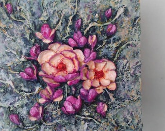 3D painting - flowers, nature, meadow