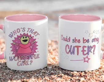 Who’s That Wonderful Girl Mona Nanalan Coffee Mug, Gift for her.