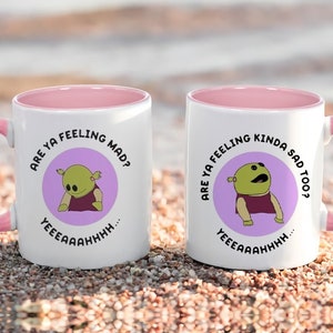 Nanalan Mona Are You Feeling Mad Tasse, Mona Nalanan Kaffeetasse, Geschenk für sie.