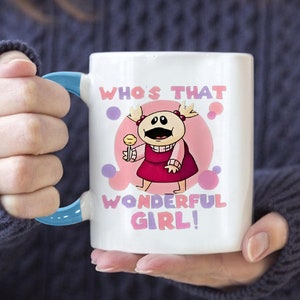 Who’s That Wonderful Girl Mona Nanalan Coffee Mug, Gift for her.