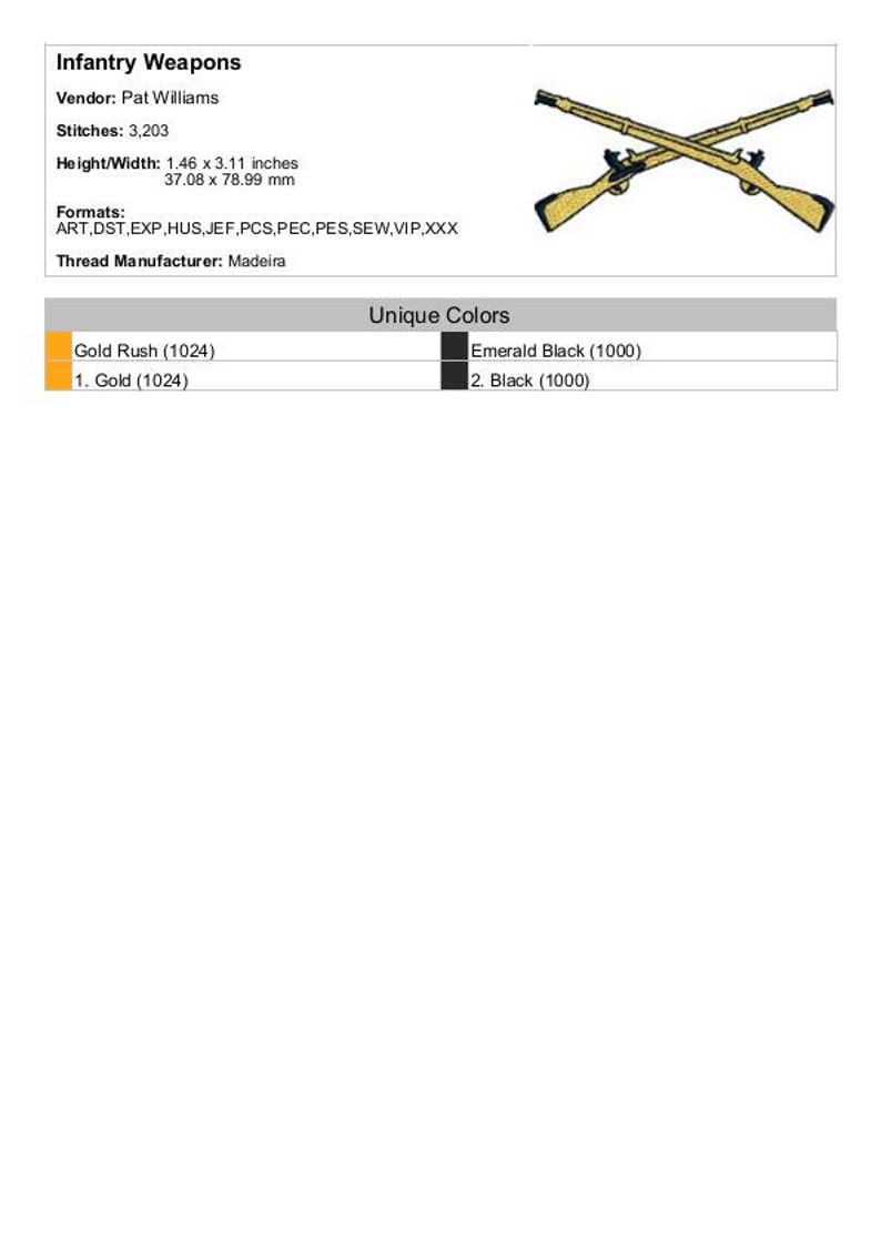 Infantry Weapons - Machine Embroidery Design, Crossed Shotguns ...