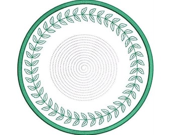 ITH Christmas Candle Mat - Machine Embroidery Design, In The Hoop Christmas Christmas Candle Placemat, Holiday Decor, Includes Instructions