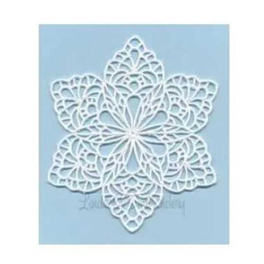 FSL Snowflake - Machine Embroidery Design, Freestanding Lace Snowflake ...